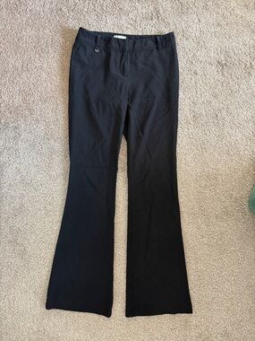 New York & Company Vintage Black Flared Dress Pants